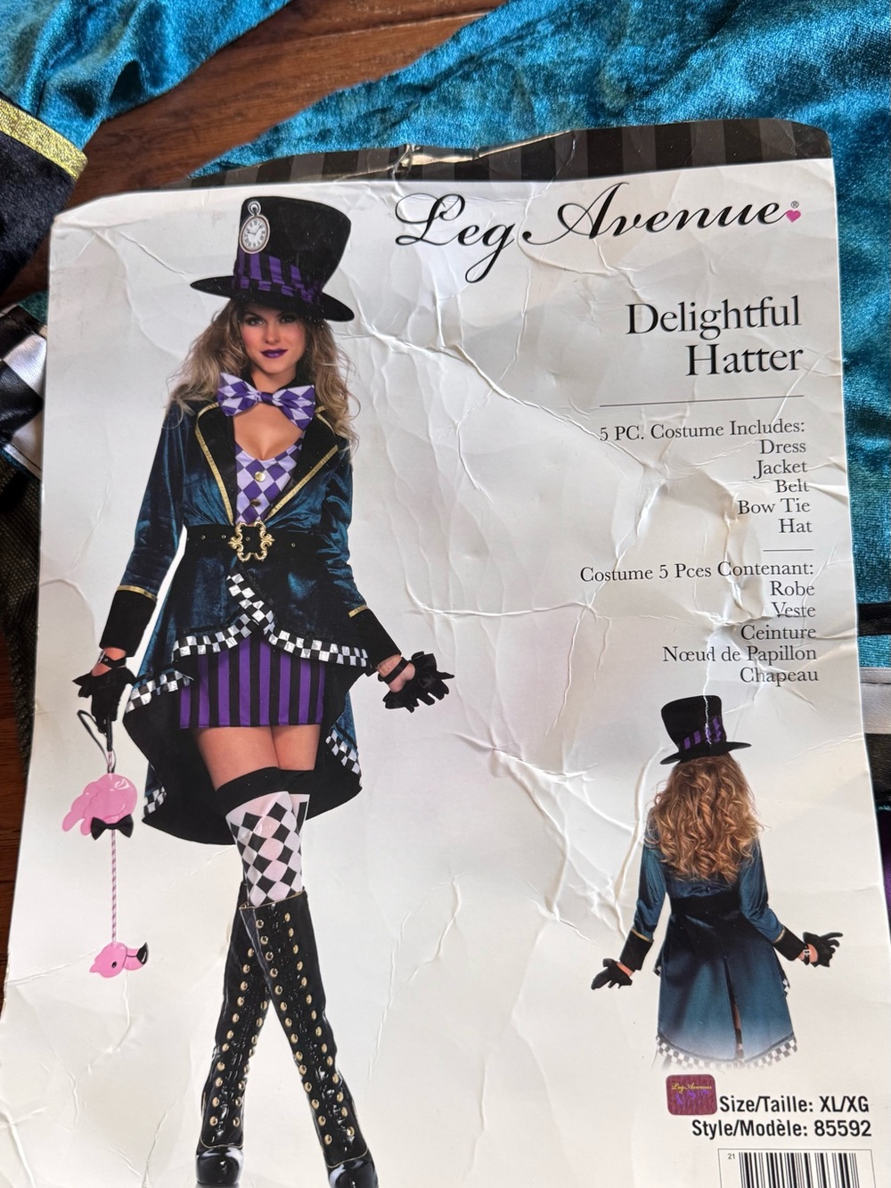 Leg Avenue Delightful Hatter Adult Costume